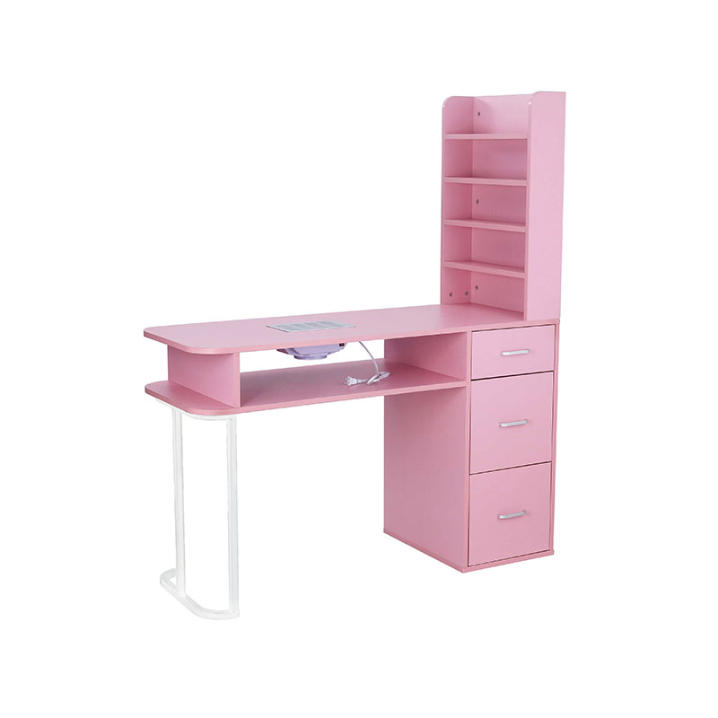 HZ2040PK Beauty salon nail tabele with dust collector and wrist cushion