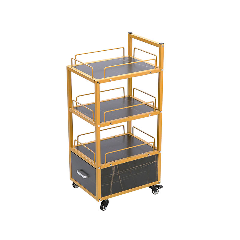 HZ2048 Salon trolley multi-functional salon cart with 3 layers shelves