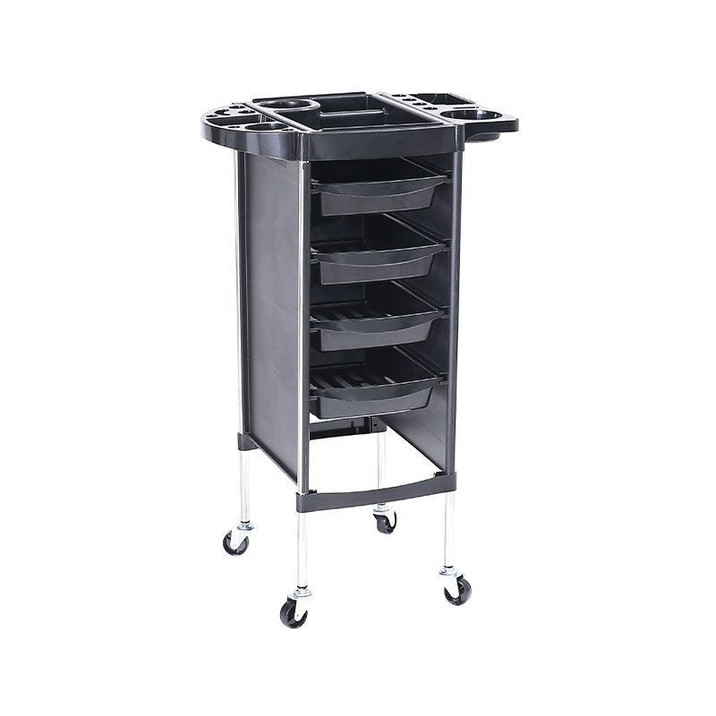 HZ2030BKZ Rolling hair salon cart rack with worktop