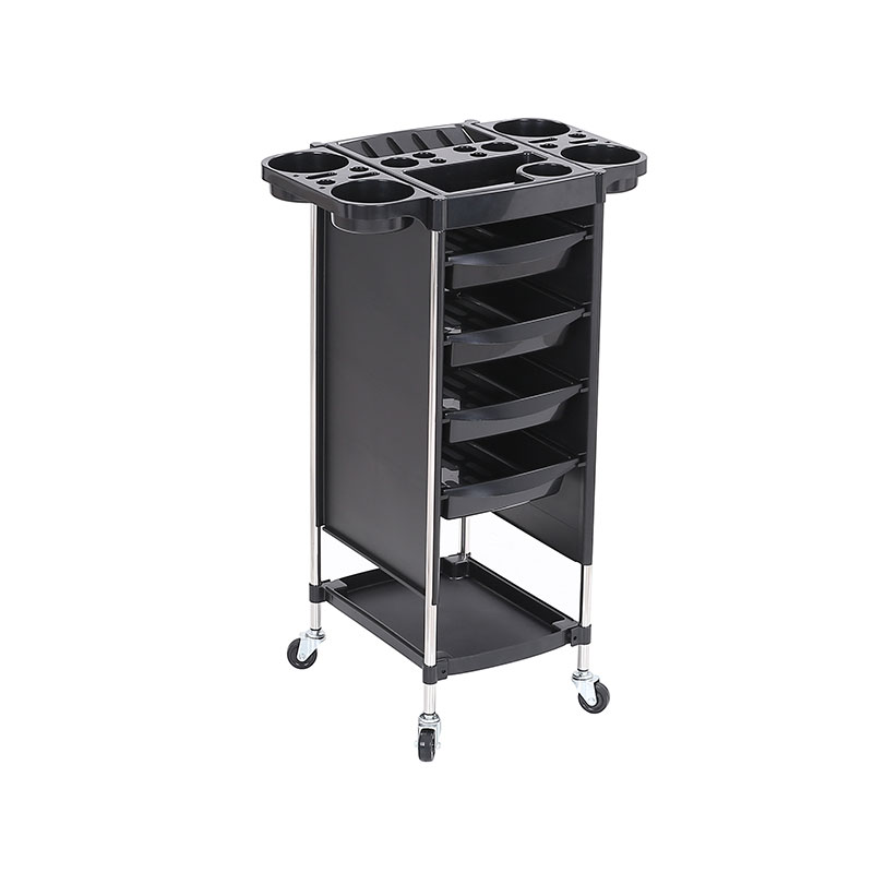 HZ2029Z Rolling hair salon trolley rack with worktop