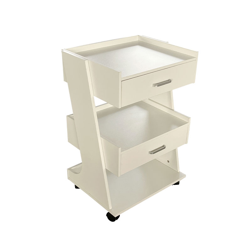 HZ2082BK / HZ2082 Salon trolley cart with wheels rolling cart barber station with drawers