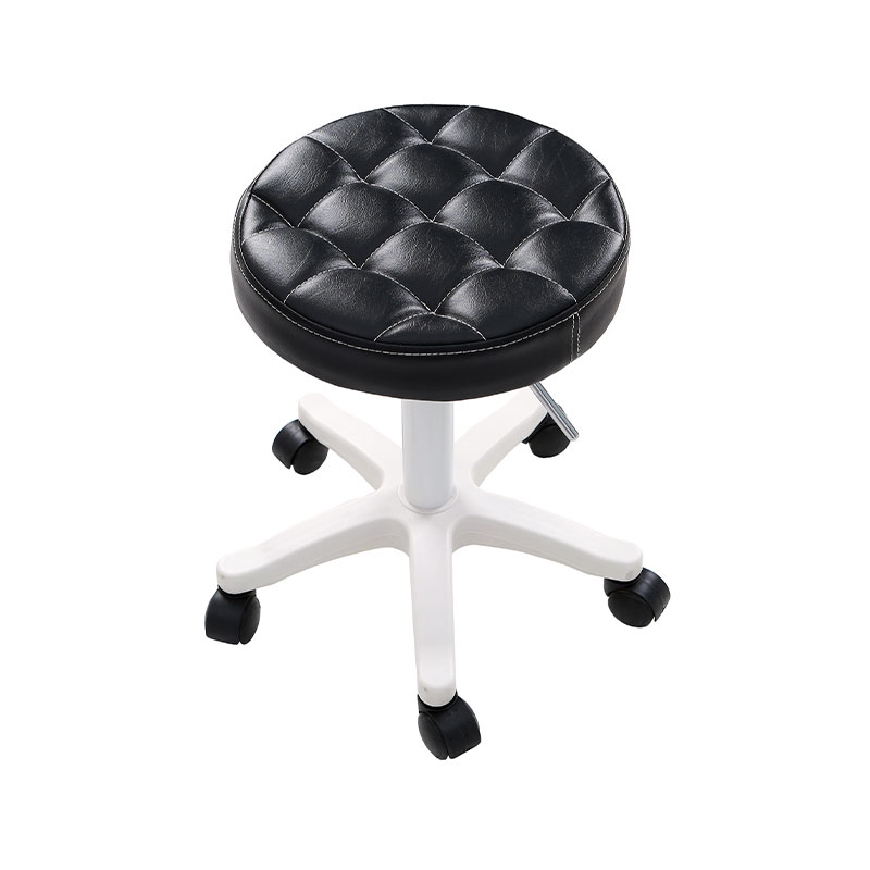 HZ6011BK / HZ6011WH 360° Swivel rolling chair for barber salon