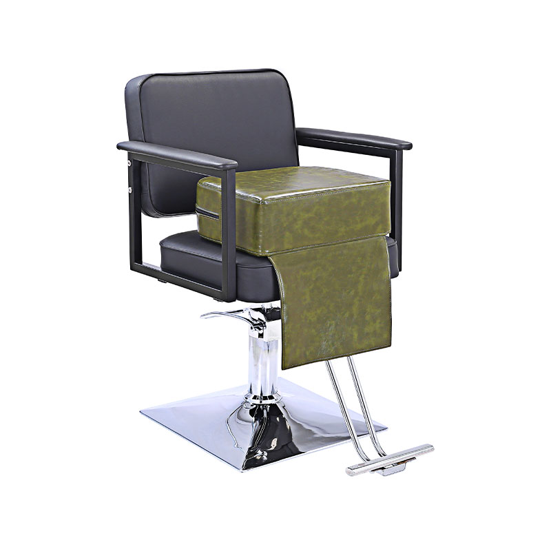 HZ8101BR / HZ8101GR / HZ8101 Children leather cushion oversize barber salon booster seat