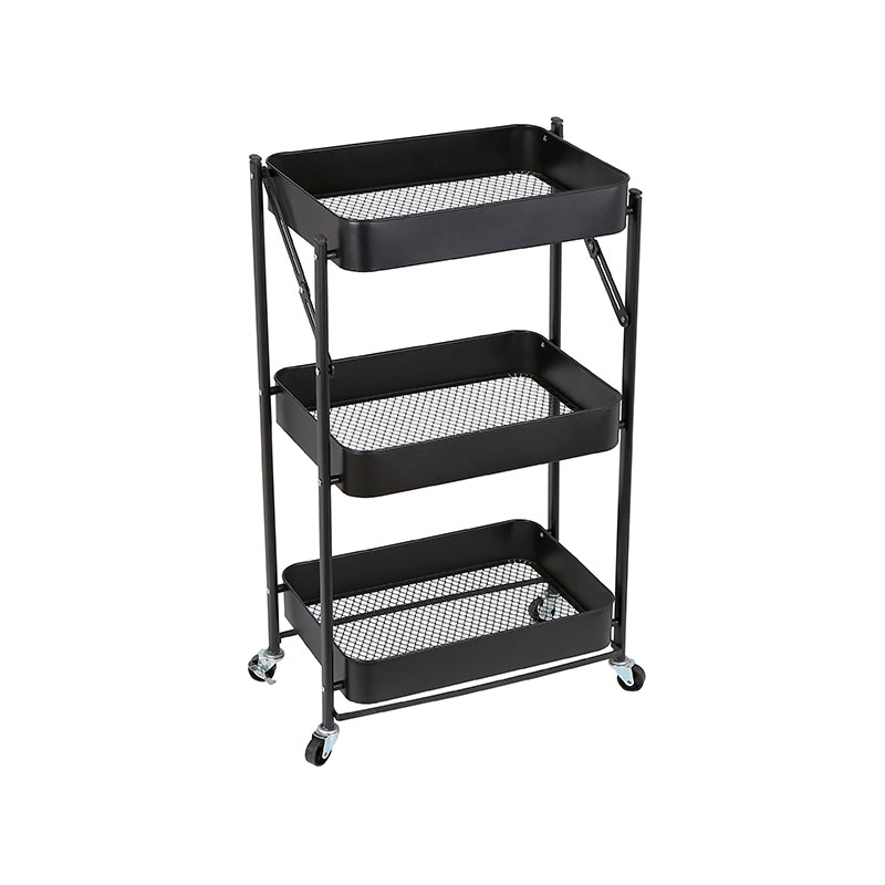 HZ2060B / HZ2060P / HZ2060W Mobile folding multi-functional salon shelf
