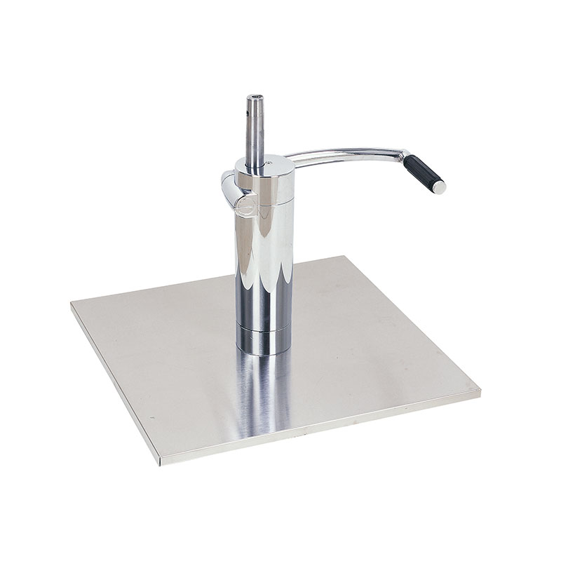 HZ07 Styling chair hydraulic sliver pump with square base