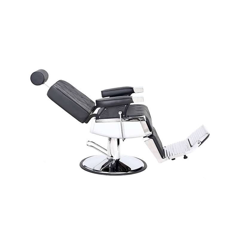 HZ8740ABK Golden frame professional heavy duty hydrauliv reclining barber chair