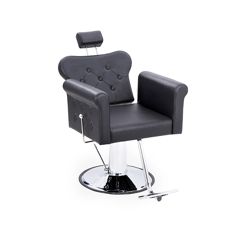 HZ88131B-GD / HZ88131B-GY / HZ88131B-LZ All purpose salon chair with reclining back & tufted button, stylist chairs