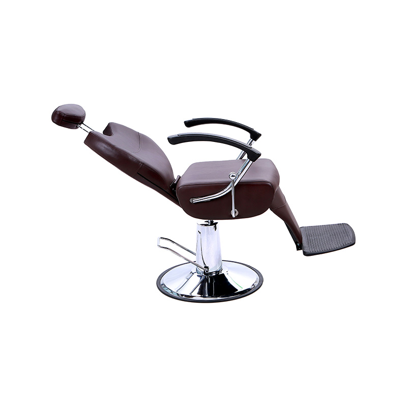 HZ8762RD / HZ8762BR Red / Black leather widened foot pedal hair salon special chair