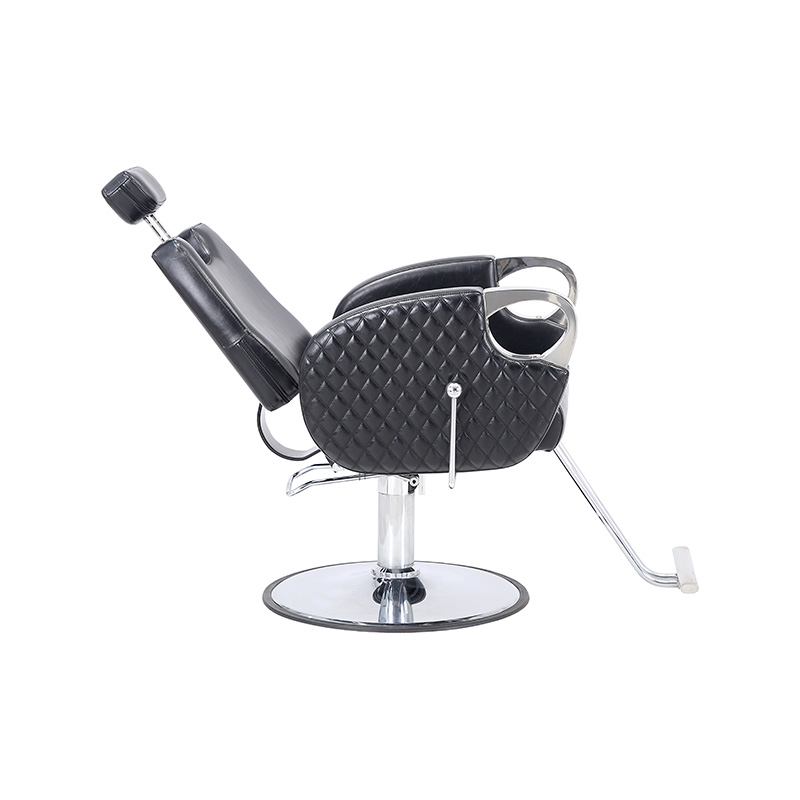 HZ8868B Black ergonomic barber salon chair