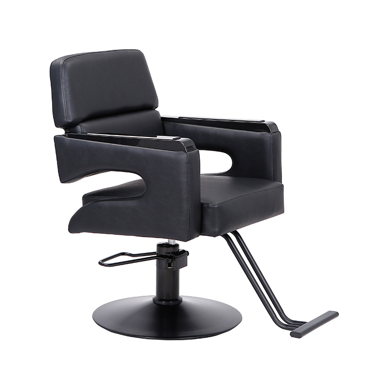 HZ88202/HZ88202BK Black/grey hydraulic styling hair chair