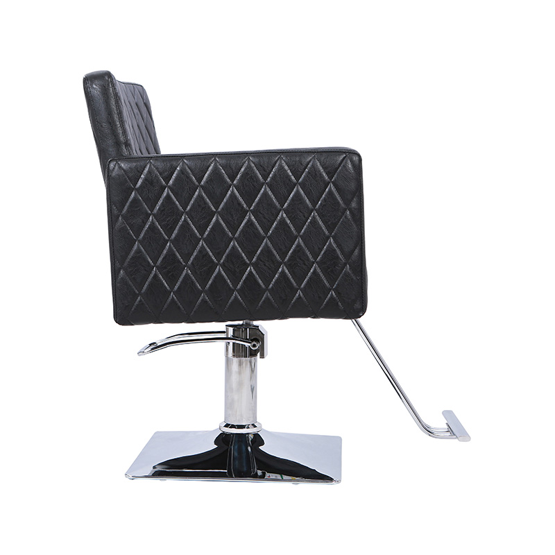 HZ8822D / HZ8822DBK Brown / black hair chair with wide seat aluminium alloy footrest hydraulic barber chair