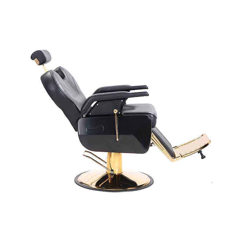 HZ8700 Gold-plated chassic heavy-duty hydraulic big collapse salon hair chair