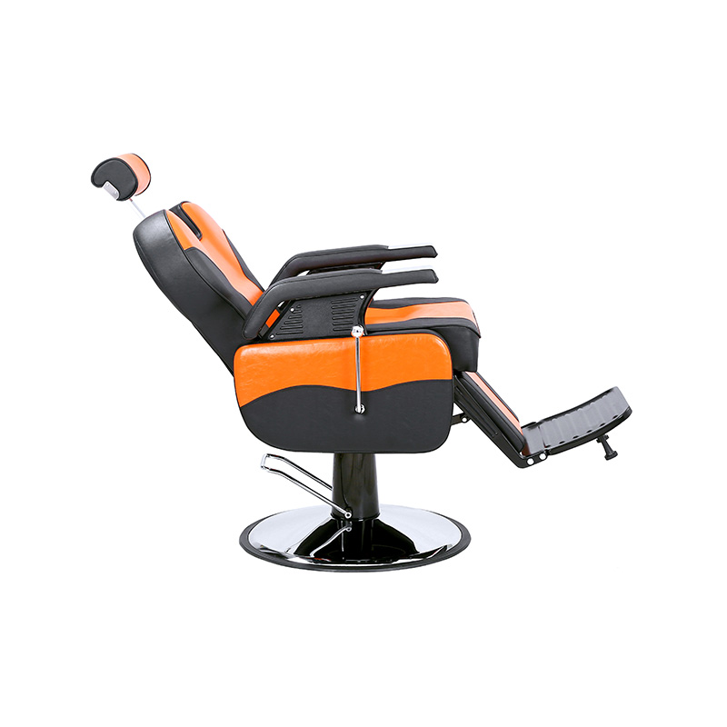 HZ8700BG Orange & black hair salon hydraulic chair