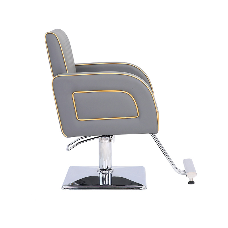 HZ88162Z Gray gold-inlaid barber shop styling chair