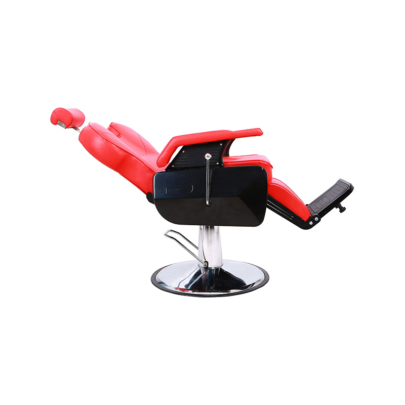 HZ8702RD Red classic heavy-duty hydraulic hairdressing chair