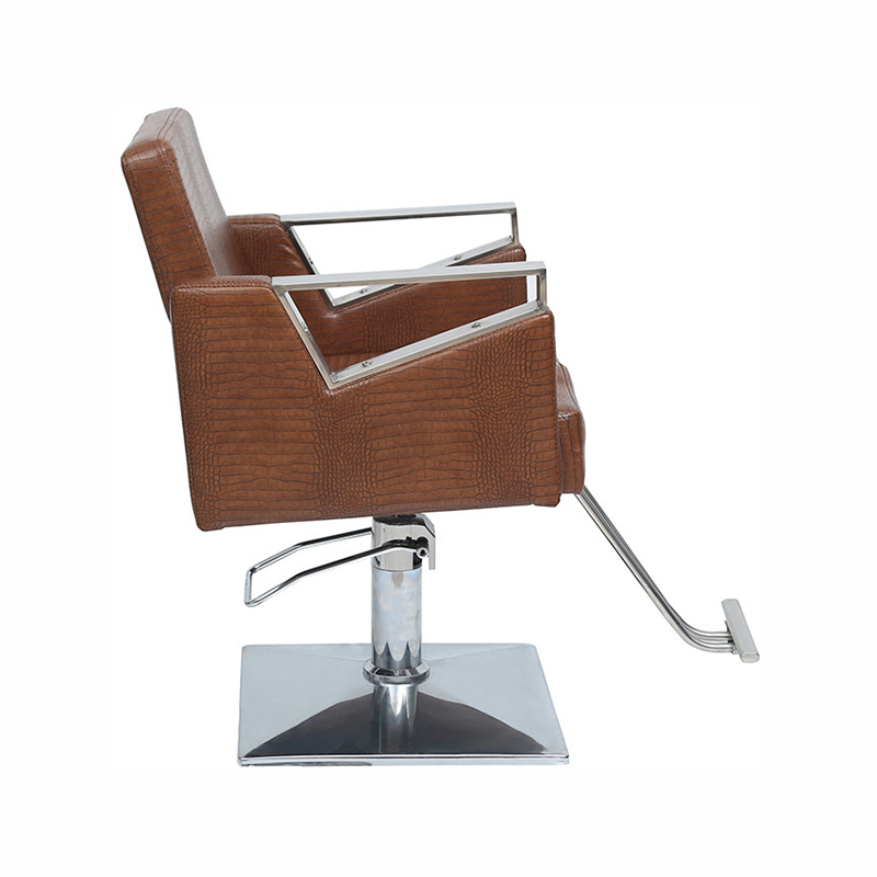 HZ8848B Brown coarse textured styling salon chair