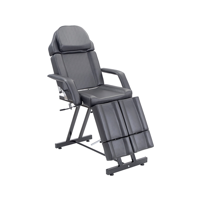 HZ017BK / HZ017W Tattoo table split footrests beauty bed