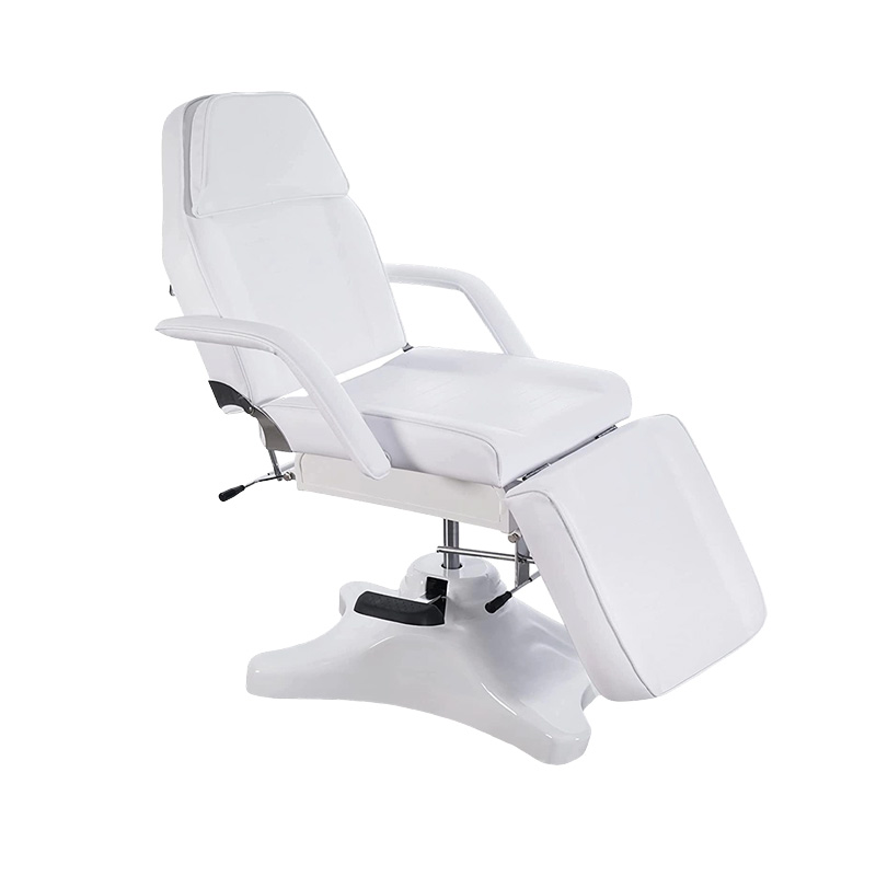 HZ004 White multi-purpose facial chair with hydraulic pump