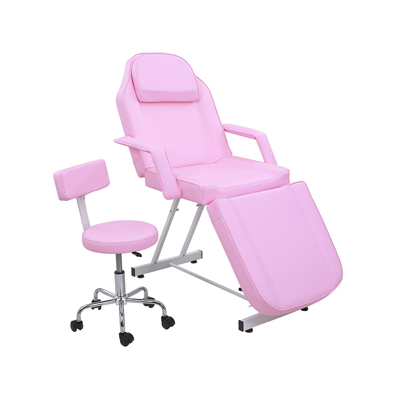 HZ015PKD / HZ015WD / HZ015BKD / HZ015DDPK Massage salon tattoo chair esthetician bed with hydraulic stool