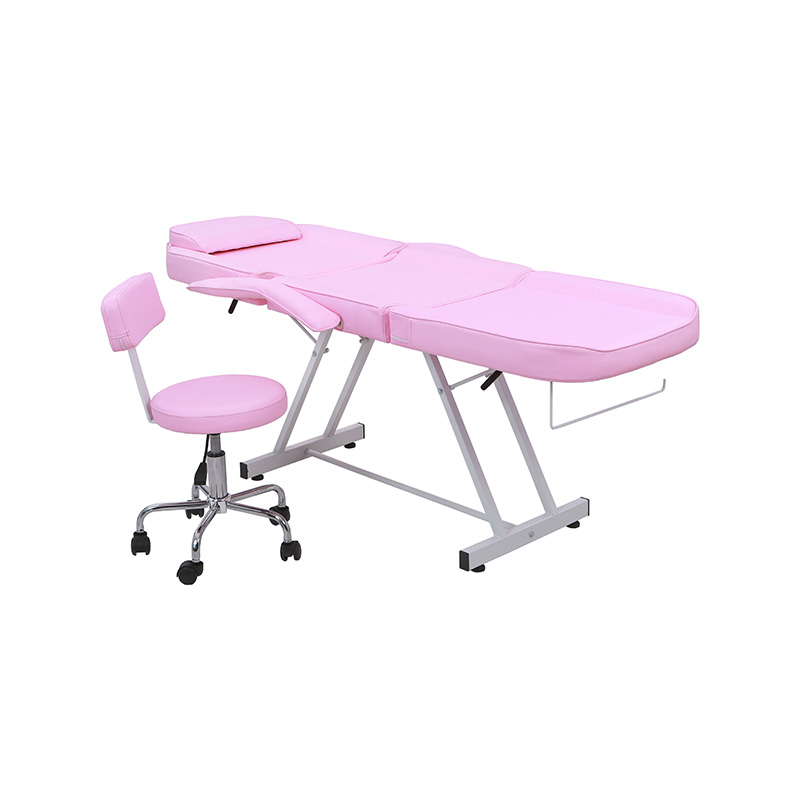 HZ015PKD / HZ015WD / HZ015BKD / HZ015DDPK Massage salon tattoo chair esthetician bed with hydraulic stool