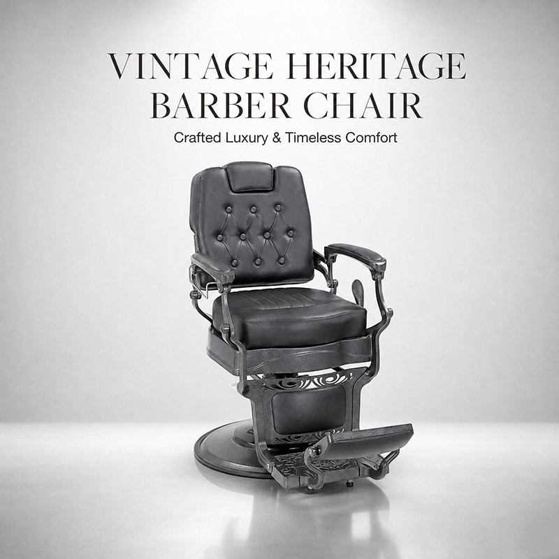 HZ8799FB Heavy Duty Hydraulic Salon Chair 150kg