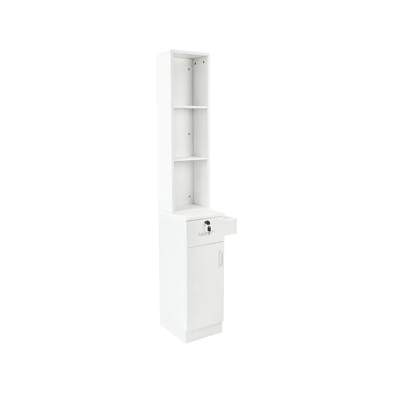 HZ2122 Salon Storage Cabinet Hair Tool Organizer White