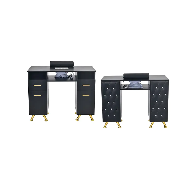 HZ2051B Nail Dust Desk Dual-Side Black/White