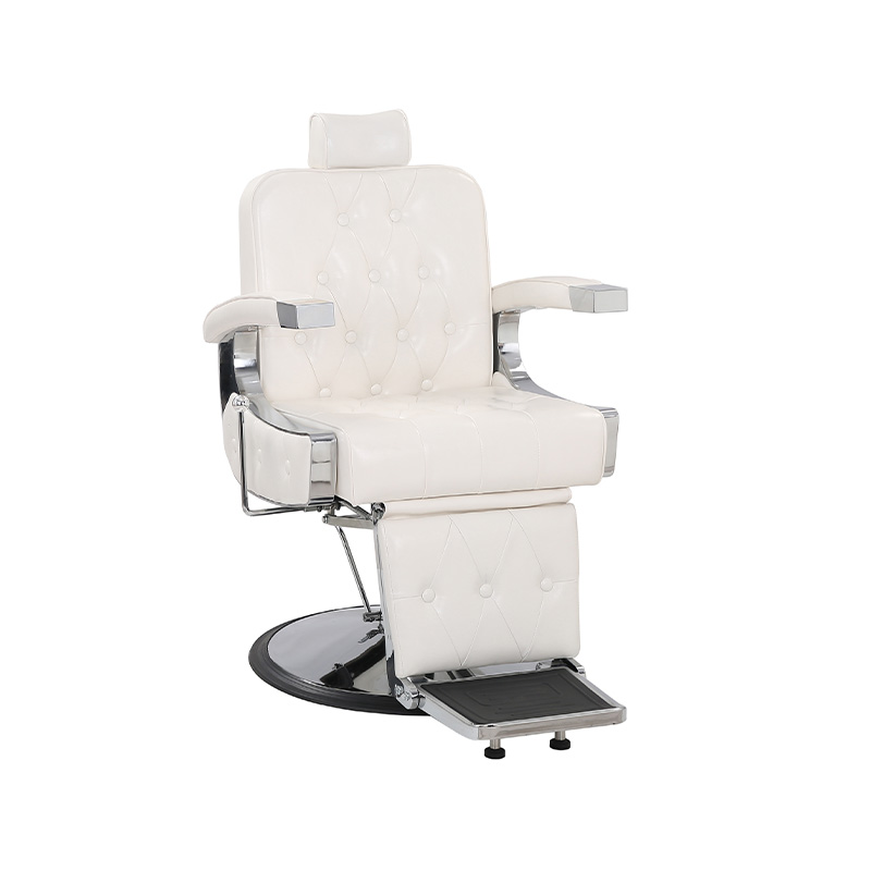 HZ88304Z White vintage barber chair all purpose wide sea