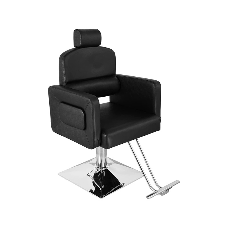 HZ8897B Black best salon chairs for tall stylists