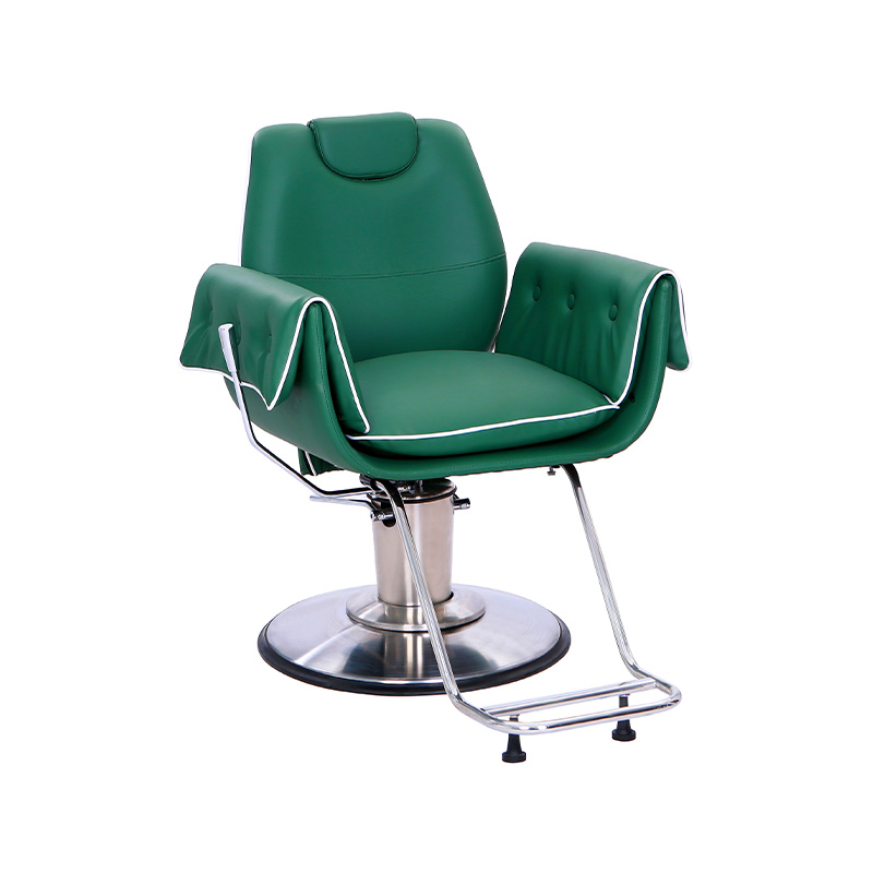 HZ88128 Peacock green hydraulic collapse modeling styling chair