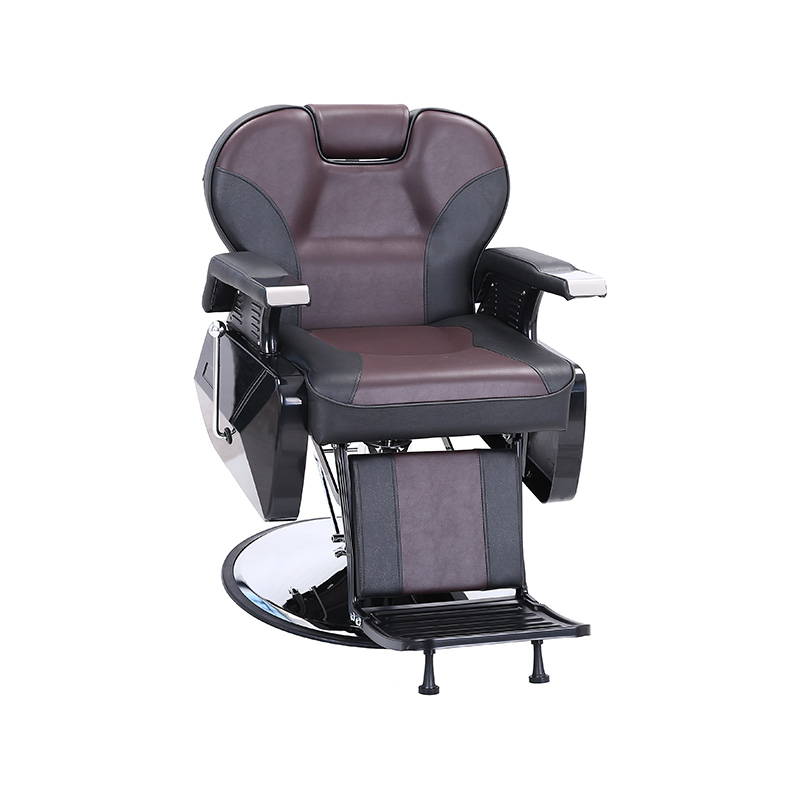 HZ8700BR Plrk liver &black classic hairdressing chair