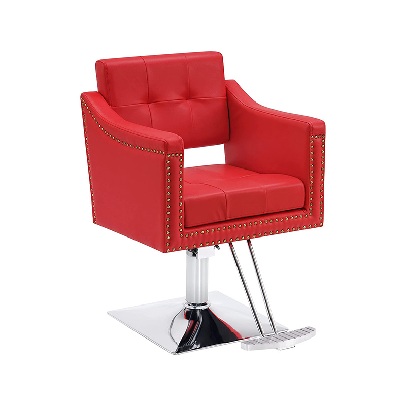 HZ88102 Red salon chair for hair stylist hydraulic barber salon chair
