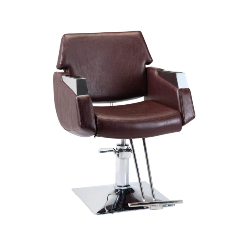 HZ88151 Brown leather reclining styling chair