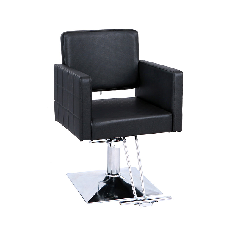 HZ8822C Hydraulic barber chair footrest with extra pegs salon chair for hair stylist black hair chair