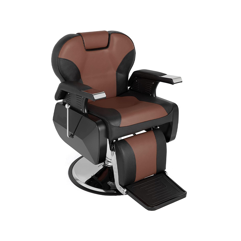 HZ8702AZ Brown &black heavy hydraulic barber chair
