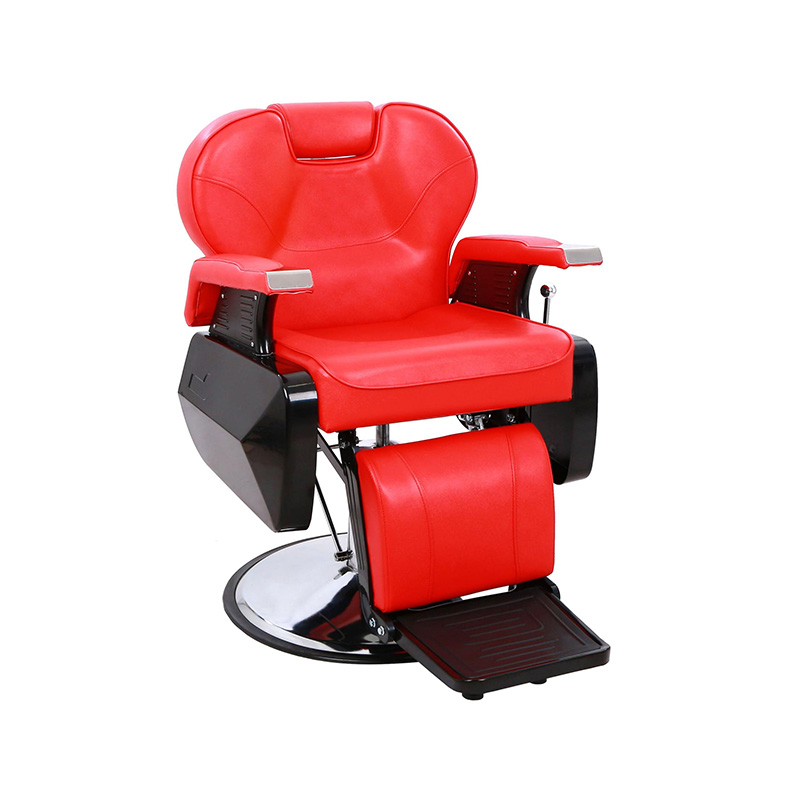 HZ8702RD Red classic heavy-duty hydraulic hairdressing chair