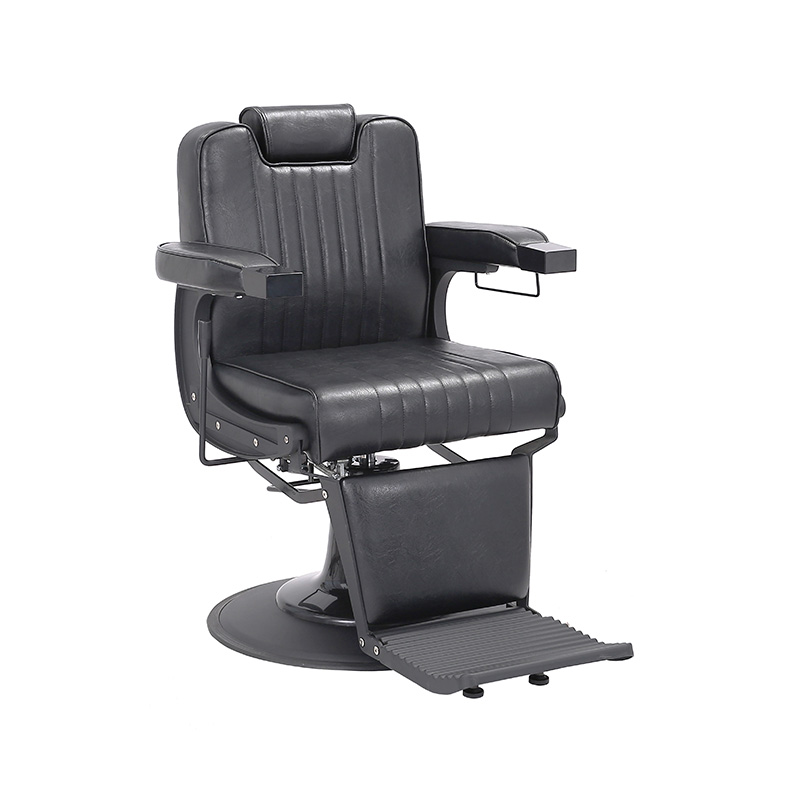 HZ8752 Black all purpose barber chair with heavy duty pump