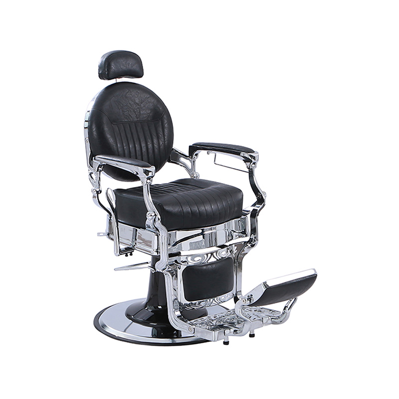 HZ8799C Black classic vertical pattern thickened square cushion reteo reclining chair