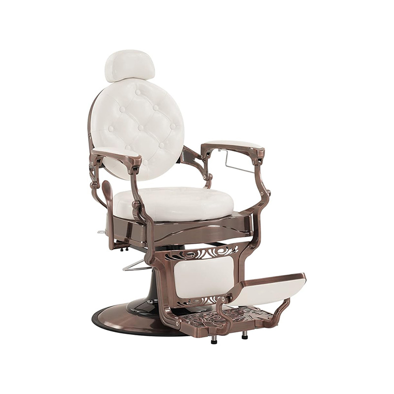 HZ8799PW White paidar barber chair