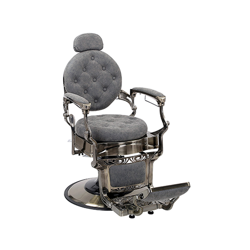 HZ8799QM Gray round cushion hairdressing chair