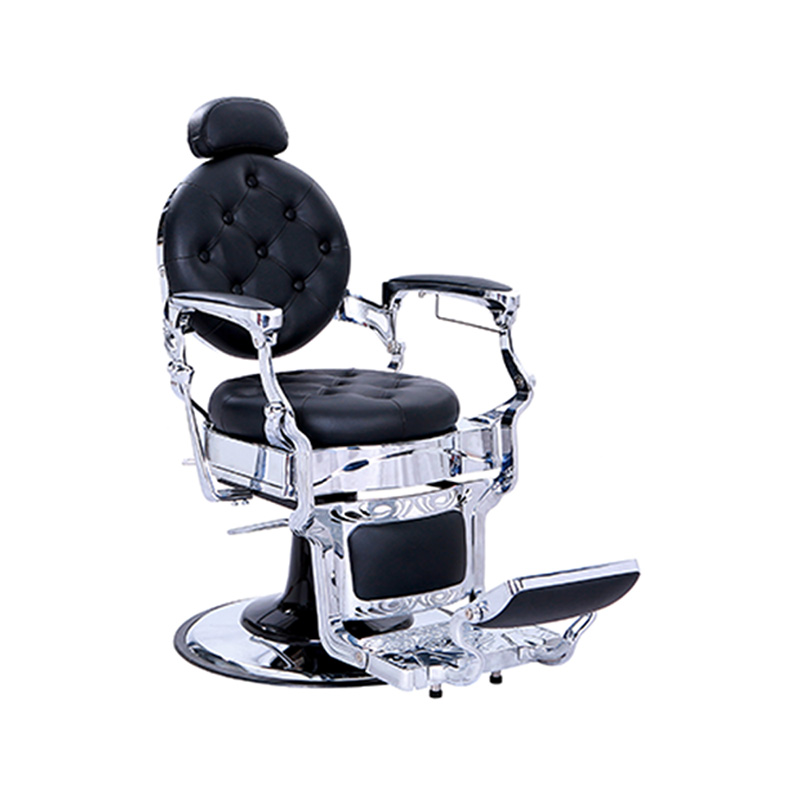 HZ8799SL Silver frame hairdressing salon equipment barber chair