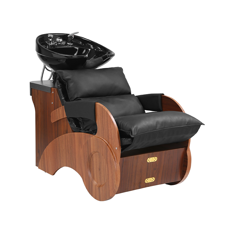 HZ9071 Wooden frame comfortable sofa and shampoo chair