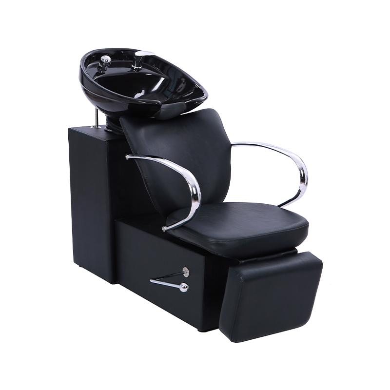 HZ9094 Salon reclinng shampoo chair with leg rest