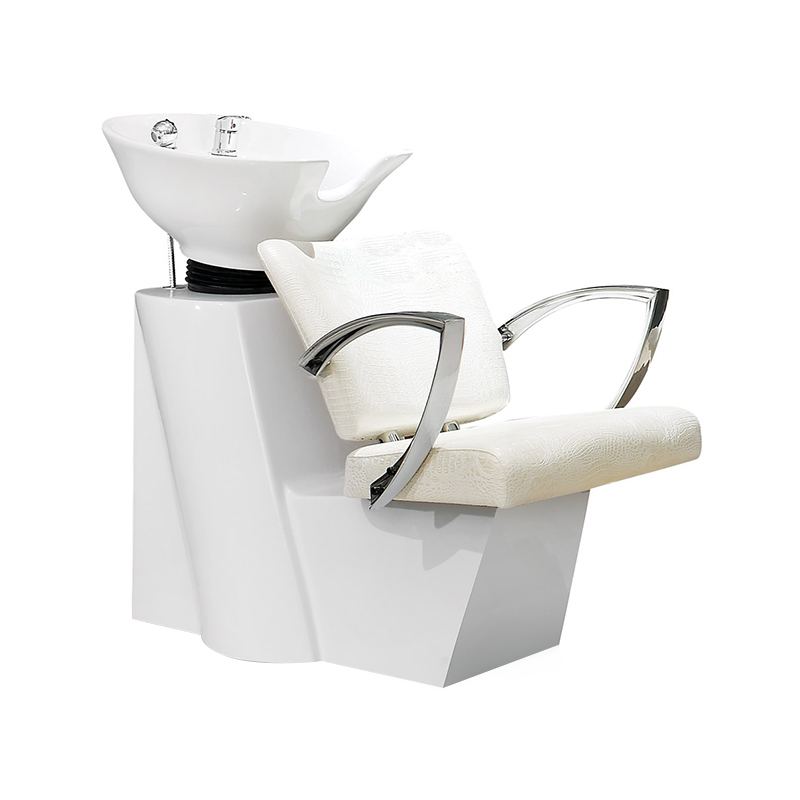 HZ9009 White hair washing sink backwash unit shampoo station